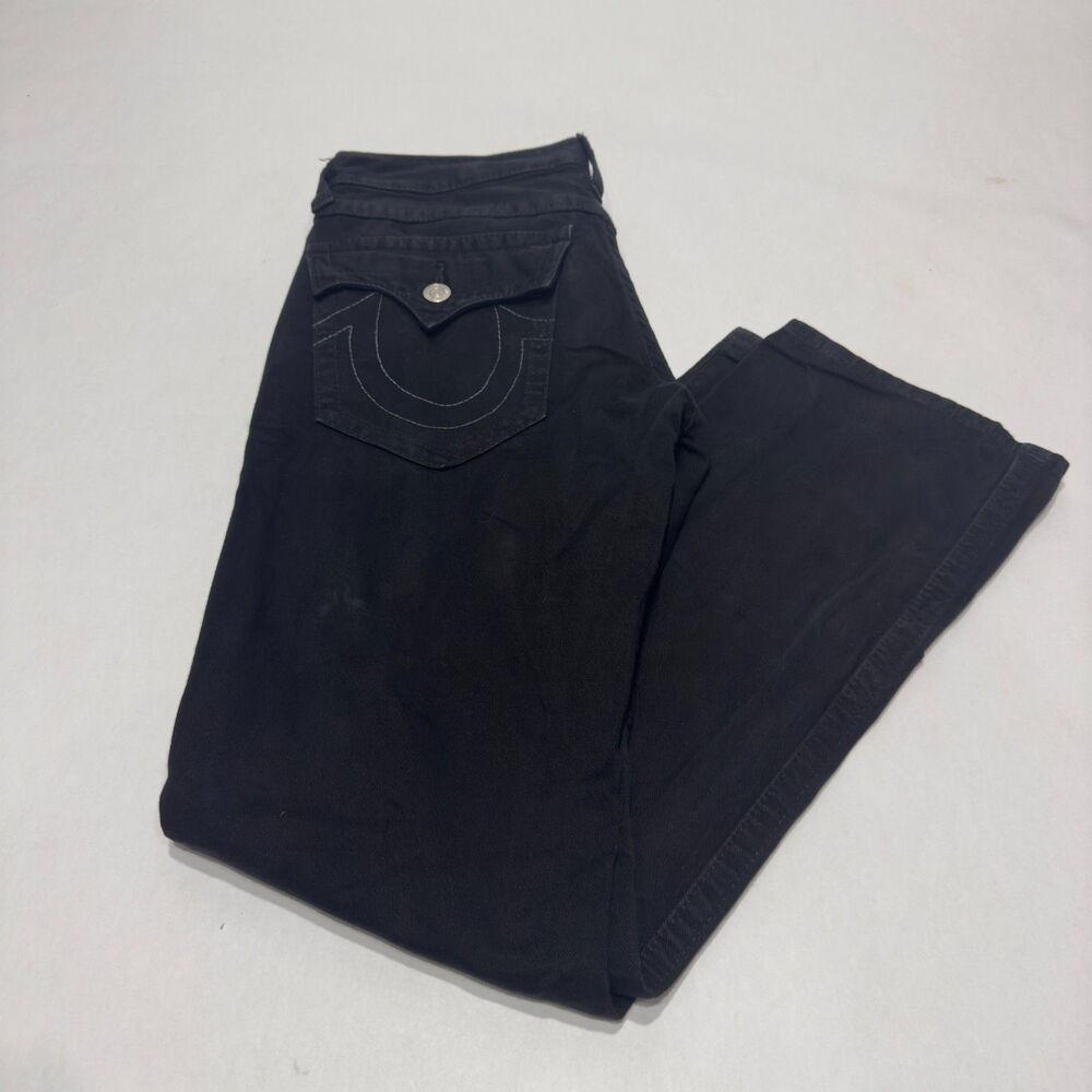 True Religion Straight Leg Jeans ‘Black’ Size 32